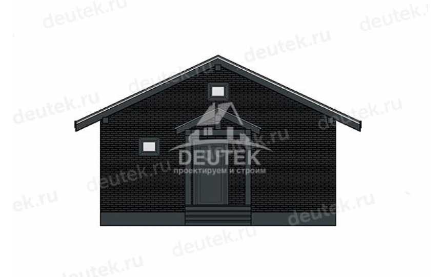 Проект дачного одноэтажного дома с площадью до 100 кв м - LK-414