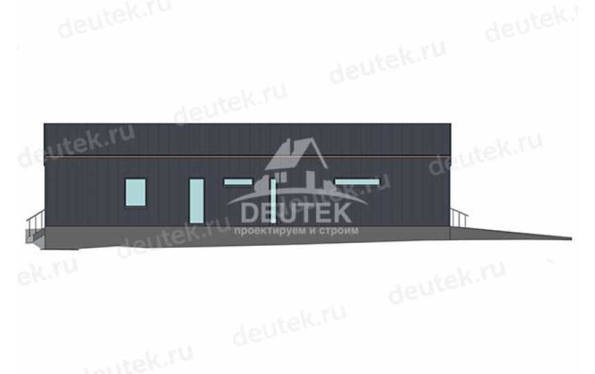 Проект узкого двухэтажного дома с одноместным гаражом - LK-418
