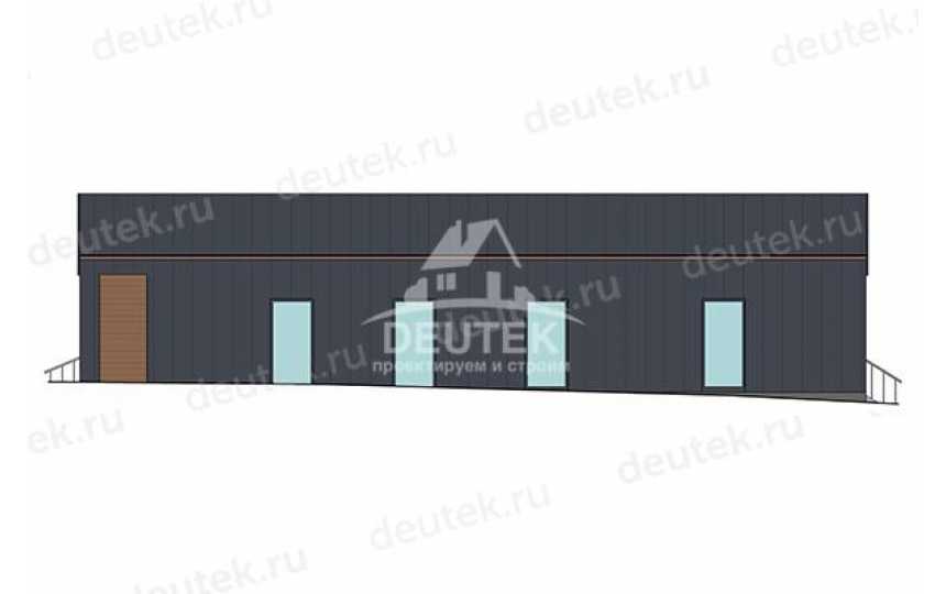 Проект узкого двухэтажного дома с одноместным гаражом - LK-418