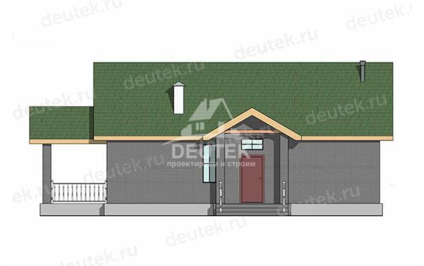 Проект дачного одноэтажного дома с размерами 15 м на 13 м - LK-419