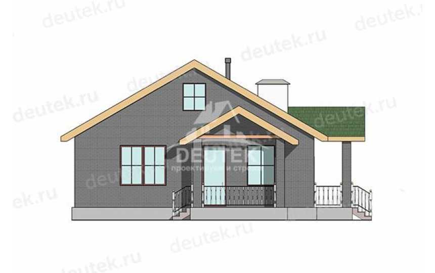 Проект дачного одноэтажного дома с размерами 15 м на 13 м - LK-419