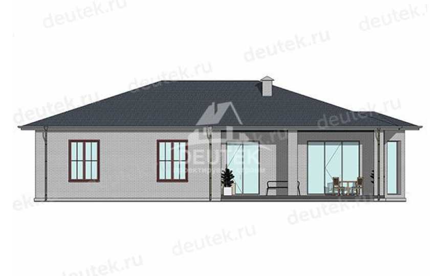 Проект жилого одноэтажного дома с площадью до 100 кв м - LK-421