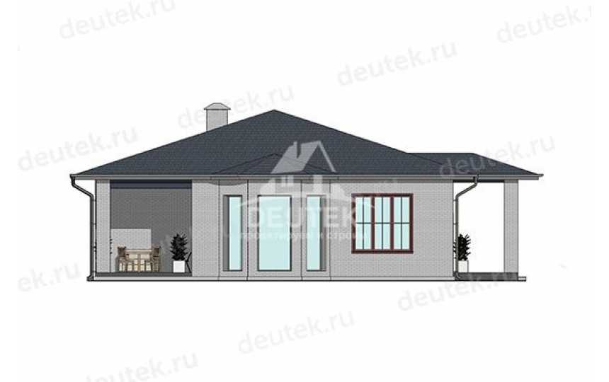 Проект жилого одноэтажного дома с площадью до 100 кв м - LK-421