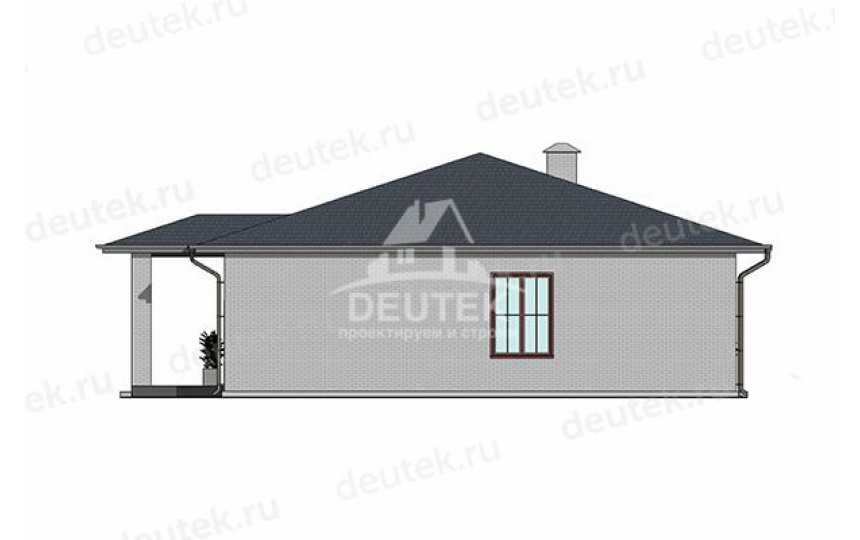 Проект жилого одноэтажного дома с площадью до 100 кв м - LK-421