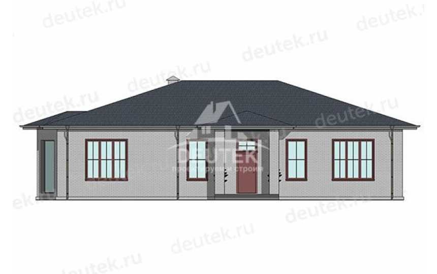 Проект жилого одноэтажного дома с площадью до 100 кв м - LK-421