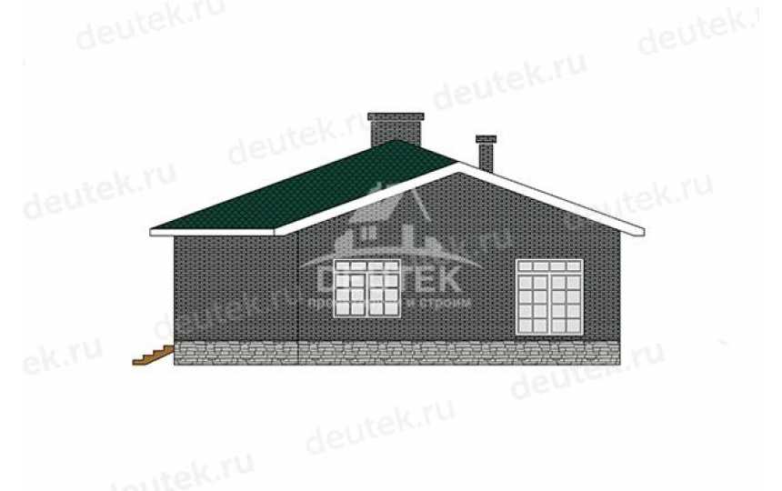 Проект узкого одноэтажного дома с площадью до 200 кв м - LK-431