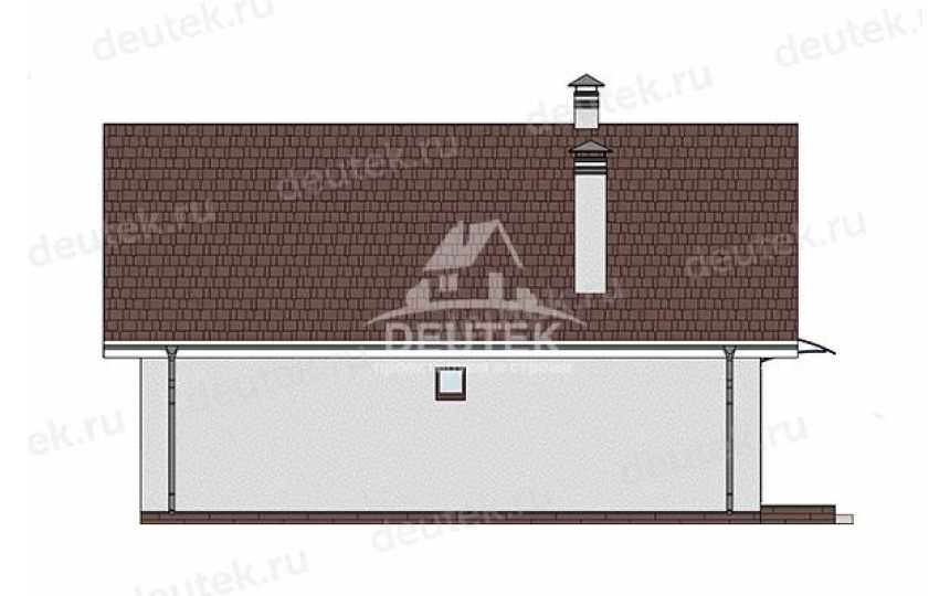 Проект дачного одноэтажного дома с размерами 8 м на 10 м - LK-432