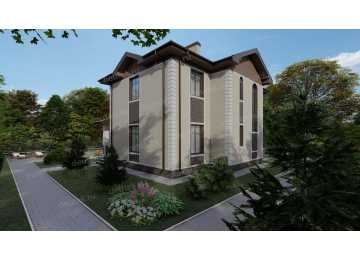 Проект двухэтажного дома до 200 кв.м DTE141