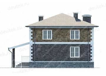 Проект двухэтажного дома с площадью до 200 кв м LK-7