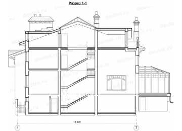 Проект узкого двухэтажного дома с цокольным этажом, тренажёрным залом и кинотеатром - LK-209