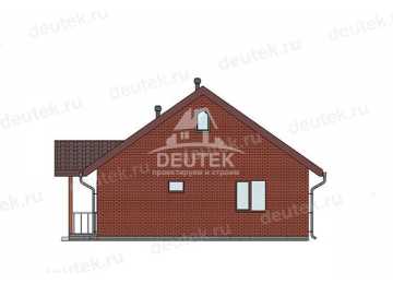 Проект жилого одноэтажного дома с двумя спальнями - LK-282