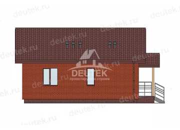 Проект жилого одноэтажного дома с двумя спальнями - LK-293