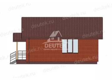 Проект жилого одноэтажного дома с двумя спальнями - LK-293