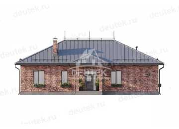 Проект жилого одноэтажного дома с кабинетом - LK-300