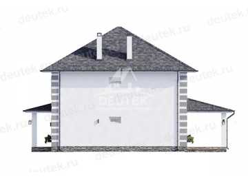 Проект узкого одноэтажного дома с площадью 150 кв м - LK-313