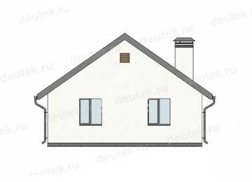Проект дачного одноэтажного дома с террасой - LK-339