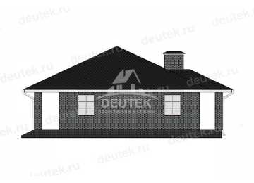 Проект жилого одноэтажного дома с площадью до 150 кв м - LK-387