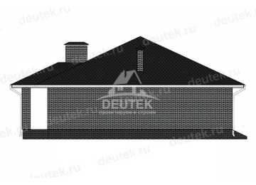 Проект жилого одноэтажного дома с площадью до 150 кв м - LK-387