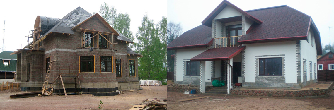 Строительство домов из блоков несъёмной опалубки Durisol