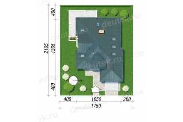 Проект двухэтажного дома с одноместным гаражом и подвалом до 250 кв м - DTA100226 DTA100226