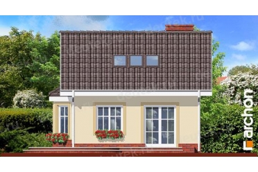 Проект квадратного дома с мансардой до 100 кв DT0422