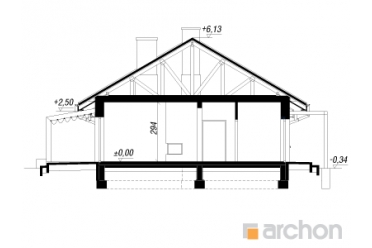 Проект одноэтажного дома с гаражом до 150 кв м DT0469