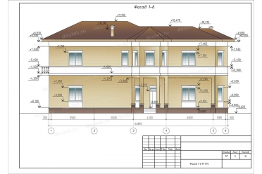 Проект дома с крытой террасой DT0262