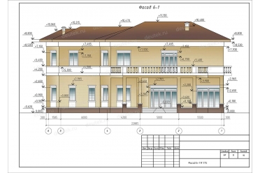 Проект дома с крытой террасой DT0262