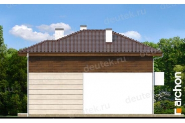 Проект дома с камином и 4 спальнями DT0589