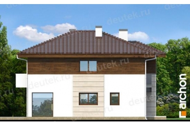 Проект дома с камином и 4 спальнями DT0589